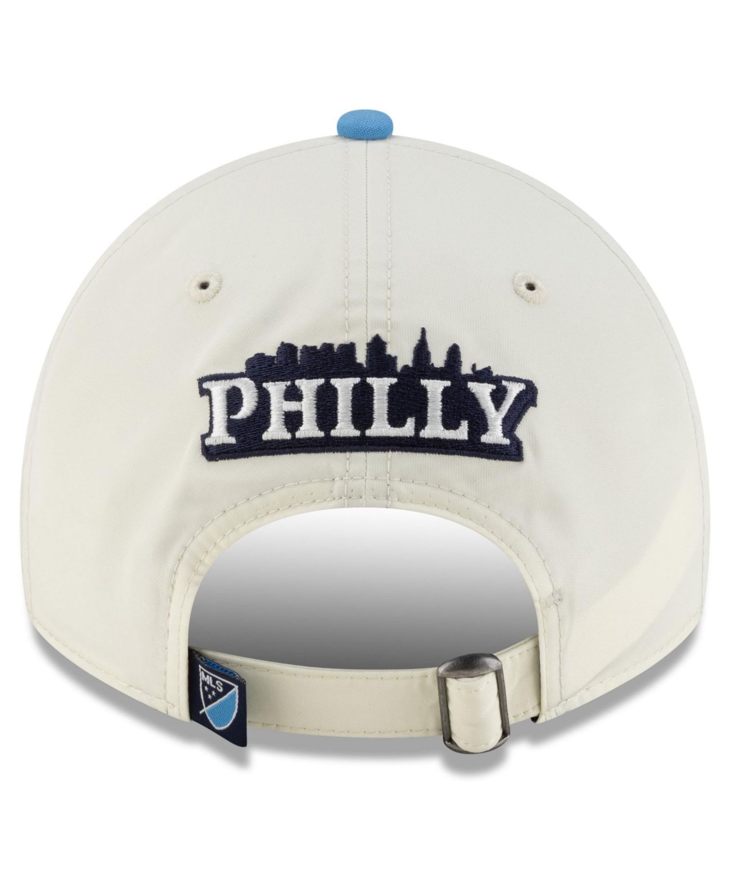 Big Boys and Girls Beige/Navy Philadelphia Union 2026 Third Jersey Hook 9TWENTY Adjustable Hat