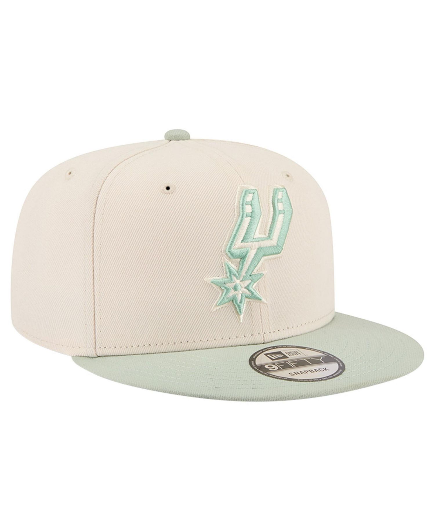 Men's Cream/Light Green San Antonio Spurs Color Pack 9FIFTY Snapback Hat