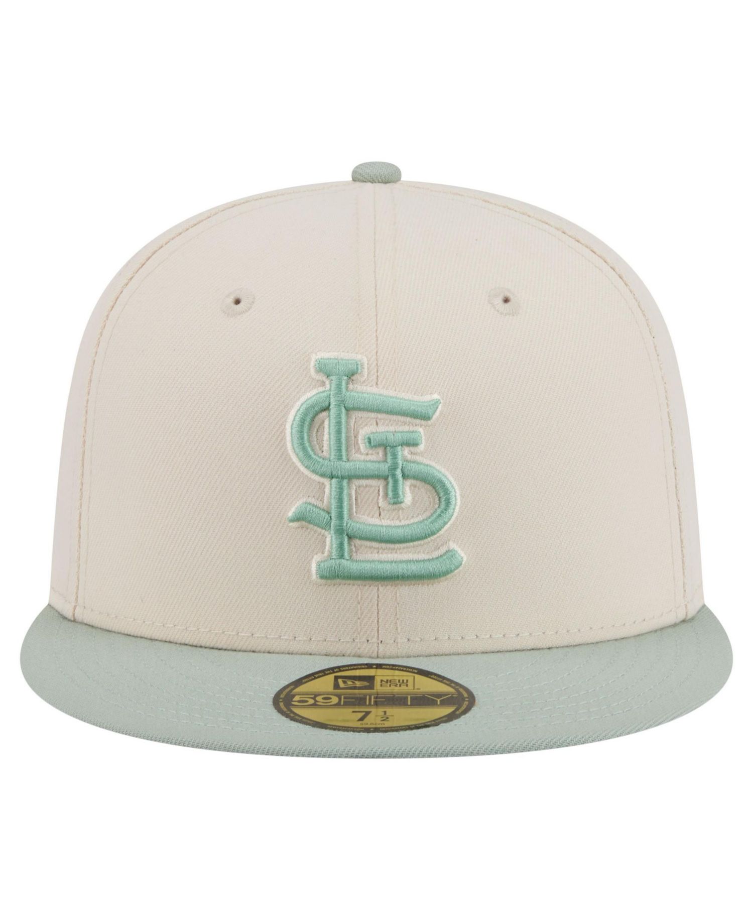 Men's Cream/Green St. Louis Cardinals Color Pack 59FIFTY Fitted Hat
