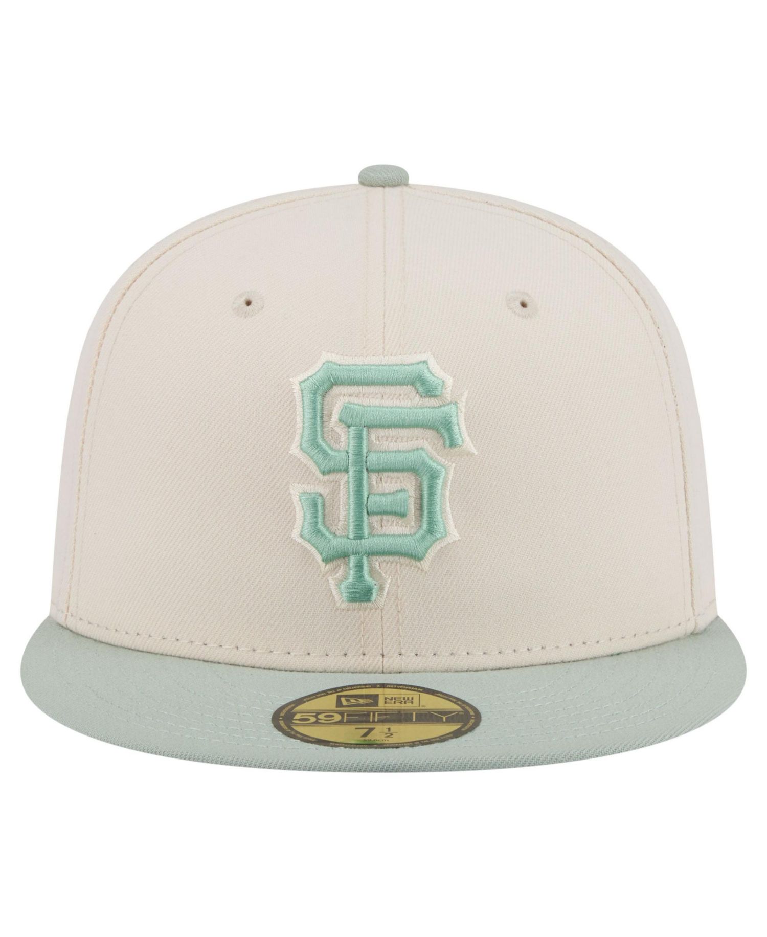 Men's Cream/Green San Francisco Giants Color Pack 59FIFTY Fitted Hat