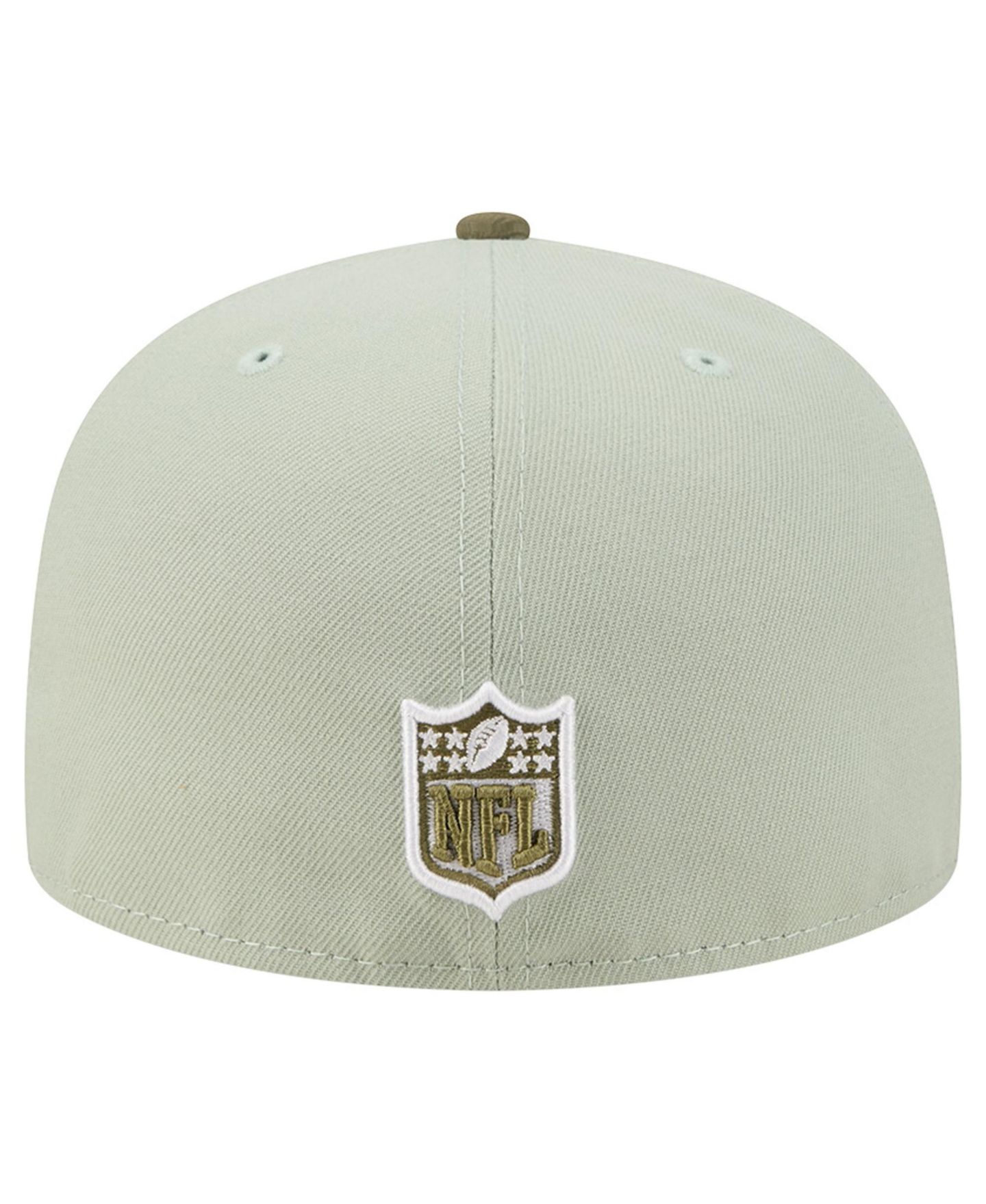 Мужские головные уборы New Era Light Green/Olive Green Bay Packers Color Pack 59FIFTY Fitted Hat — фото 4