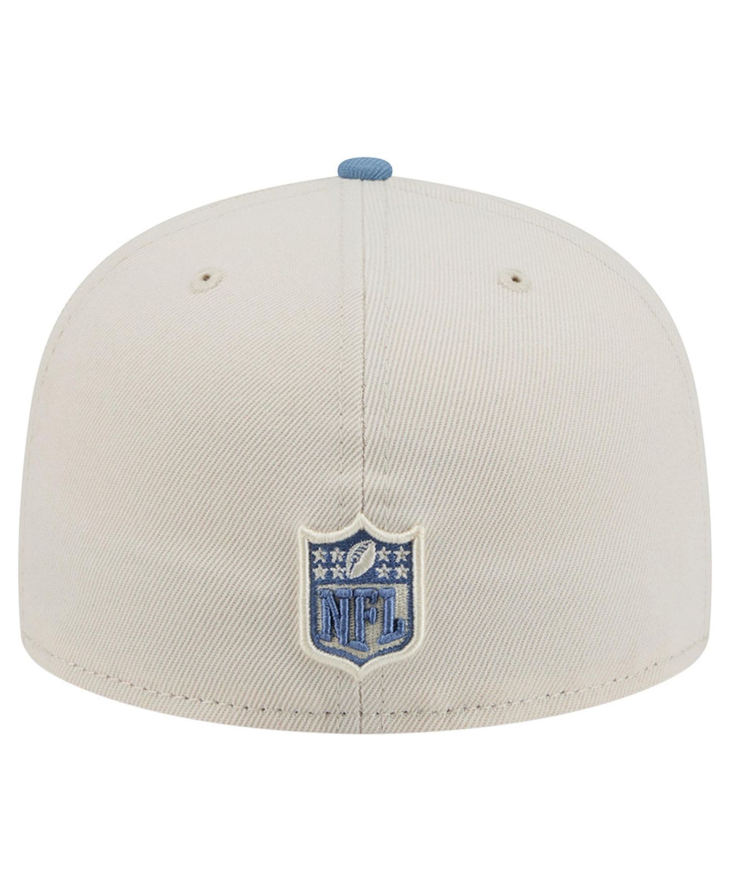 Мужские головные уборы New Era Cream/Blue Detroit Lions Color Pack 59FIFTY Fitted Hat — фото 4