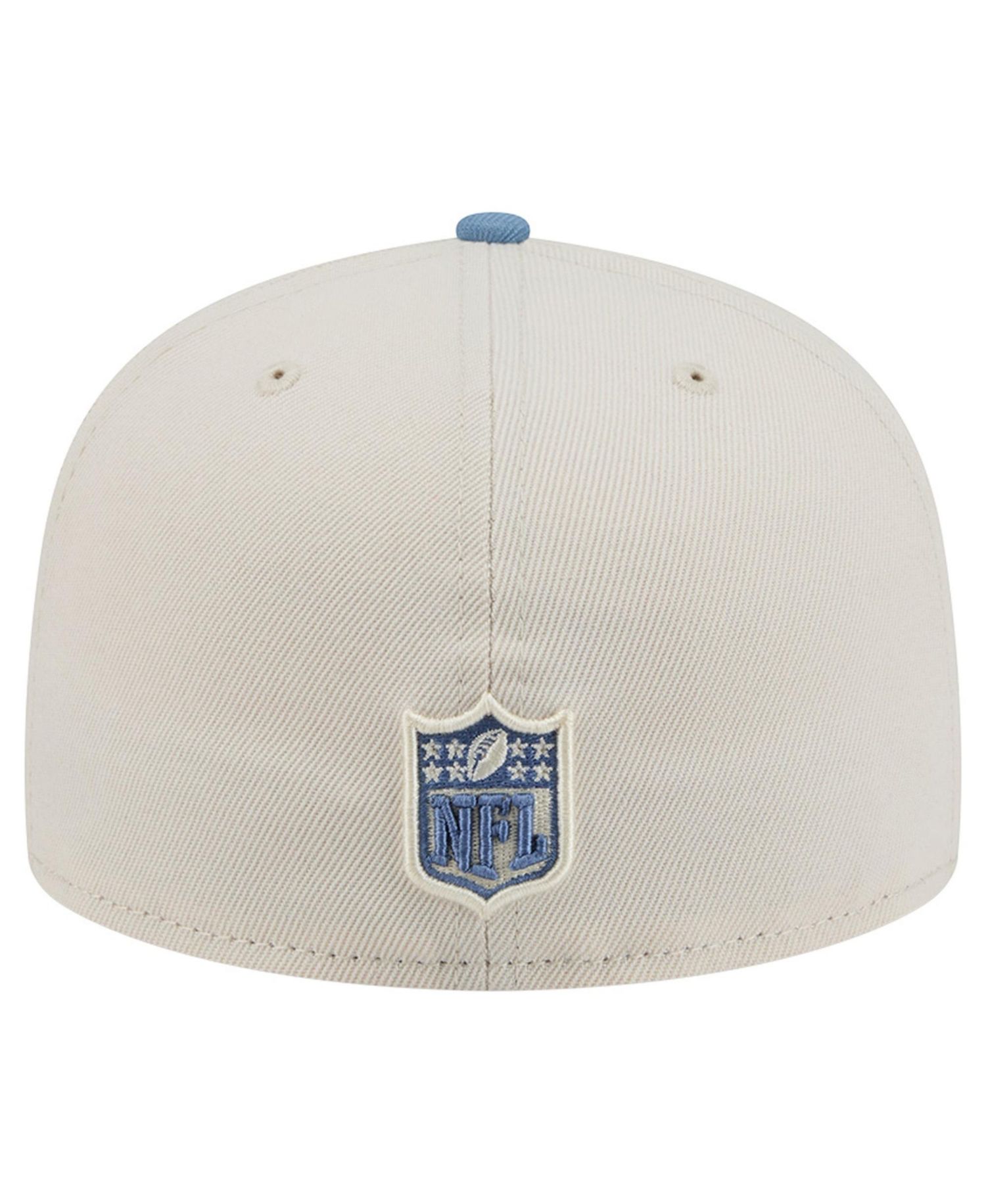 Men's Cream/Blue Detroit Lions Color Pack 59FIFTY Fitted Hat