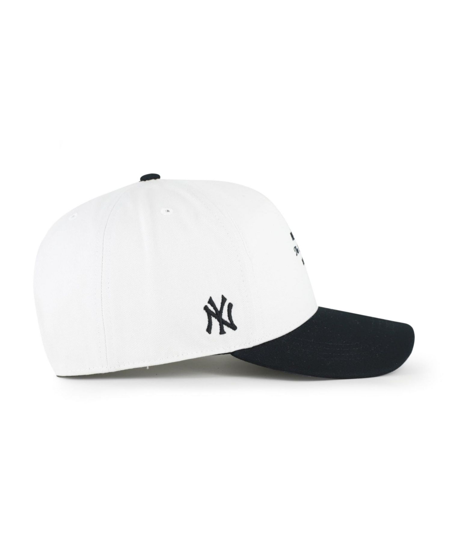 Men's '47 White/Black New York Yankees Contemporary Two-Tone Hitch Adjustable Hat