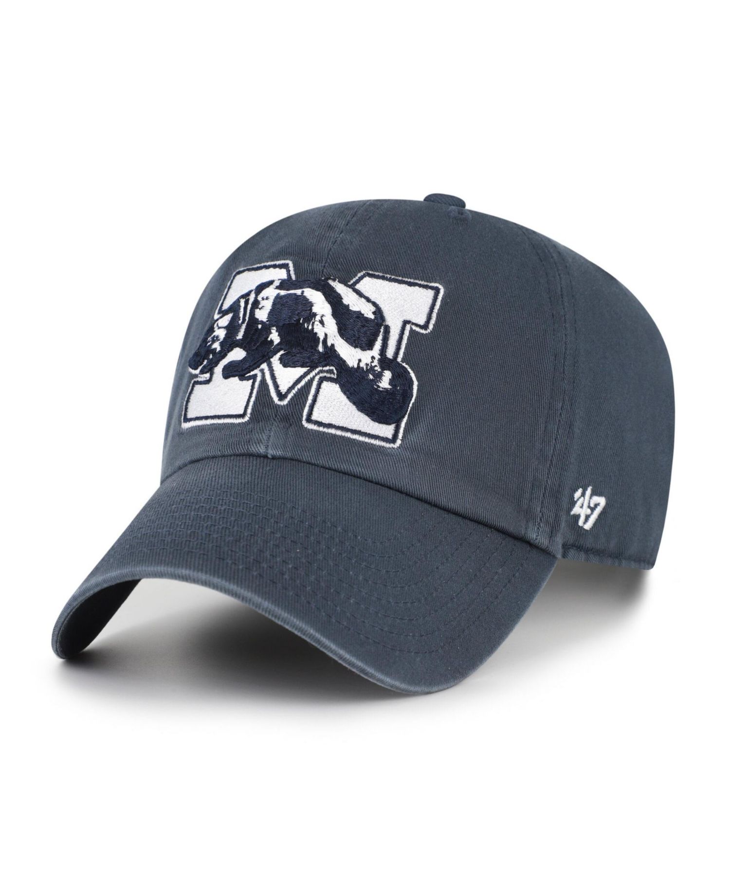 Men's '47 Navy Michigan Wolverines Vault Clean Up Adjustable Hat