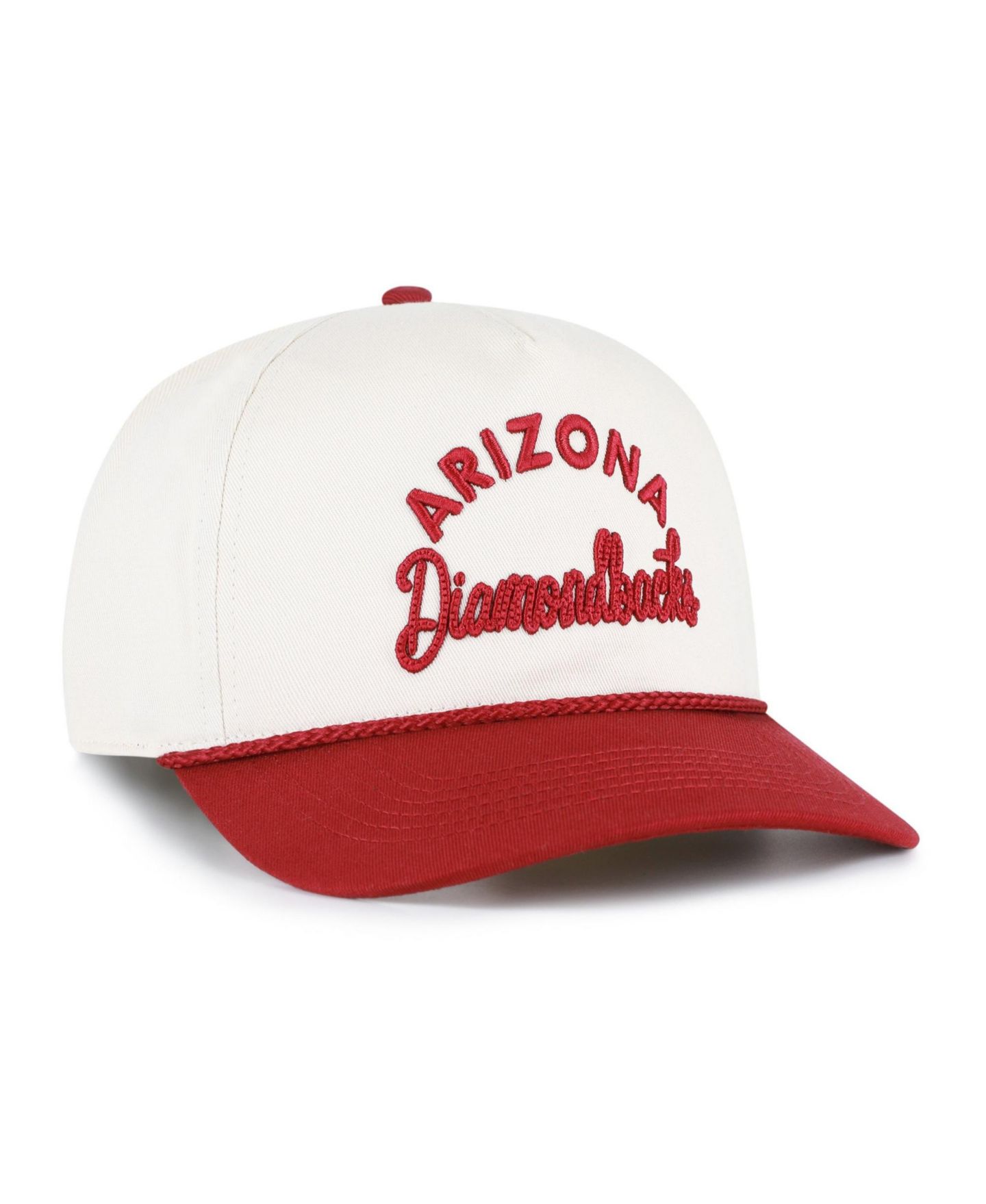 Кепка '47 Brand Natural/Red Arizona Diamondbacks Rope Script Hitch Adjustable Hat — фото 2