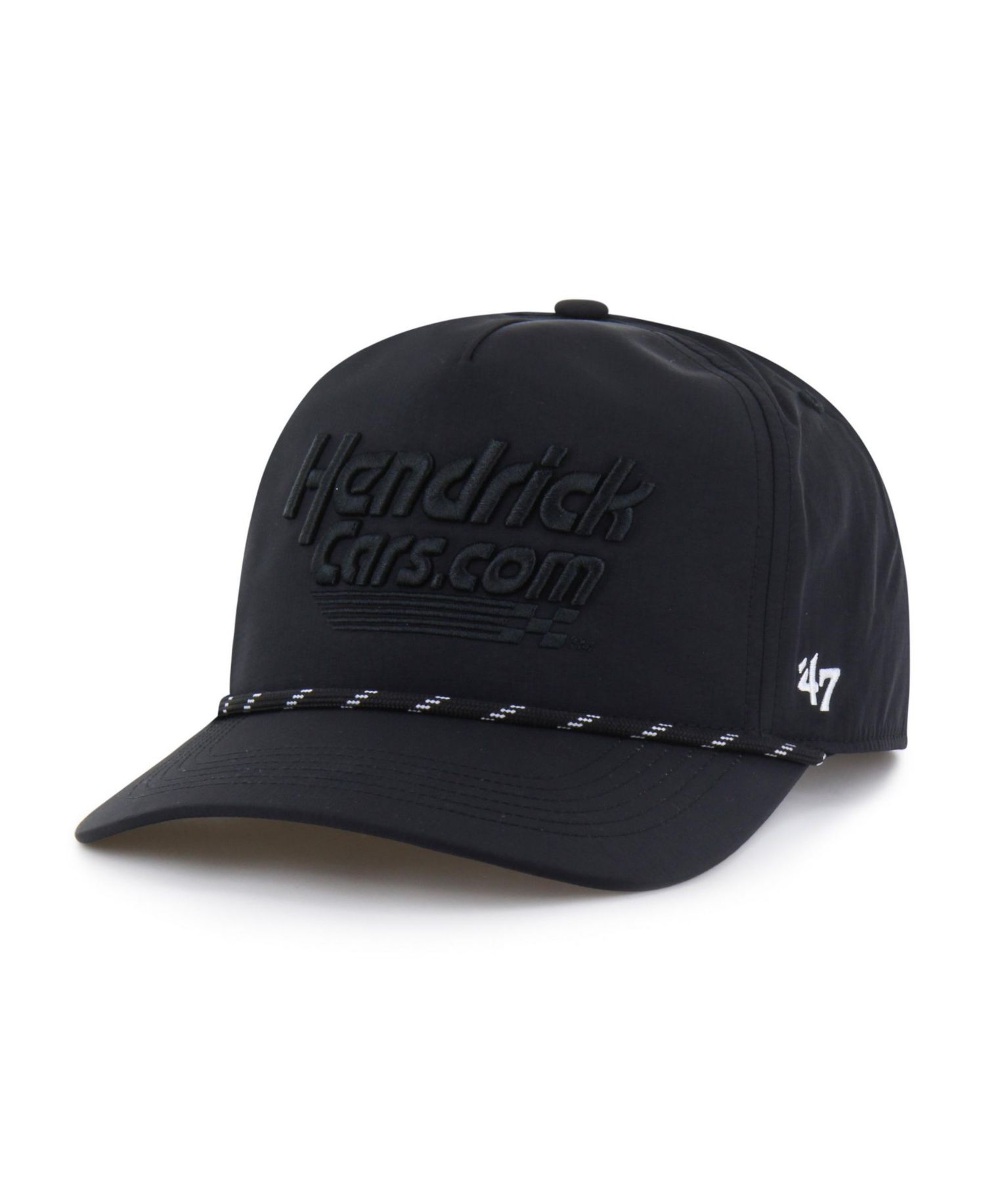 Men's '47 Black Rajah Caruth Driver Hitch Rope brrr&deg; Adjustable Hat