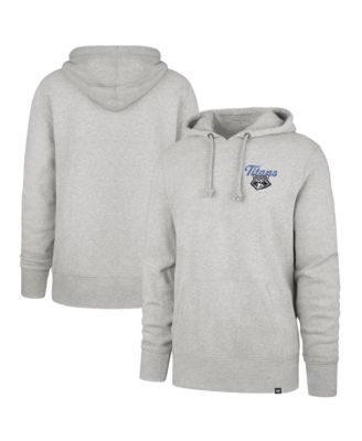 Men's Gray Tennessee Titans Vintage T-Rac Headline Hoodie