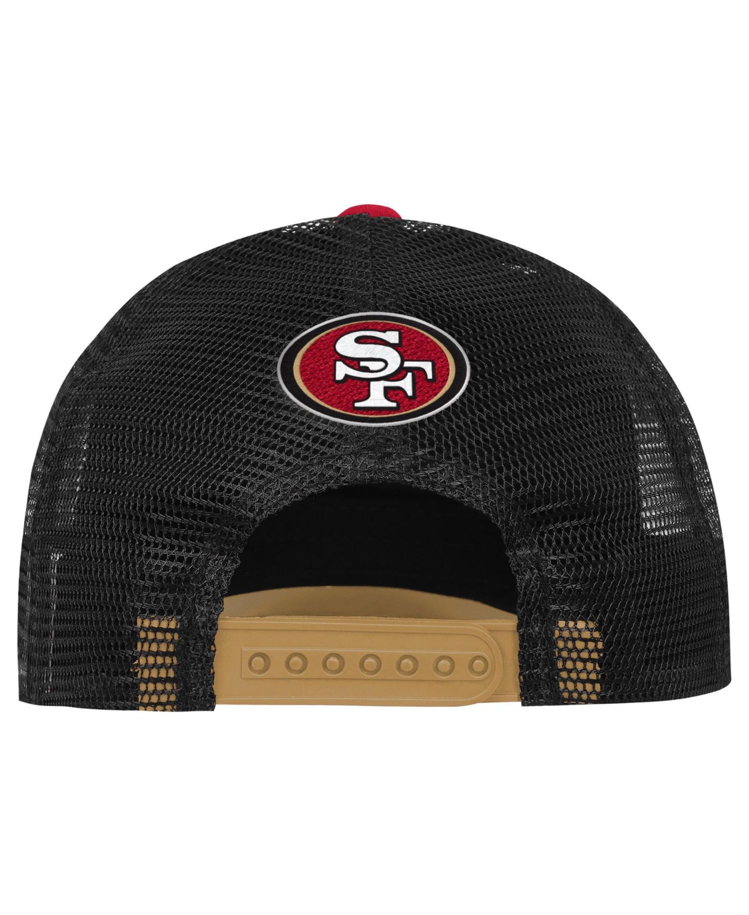 Big Boys and Girls Scarlet/Gold San Francisco 49ers Handoff Foam Adjustable Trucker Hat