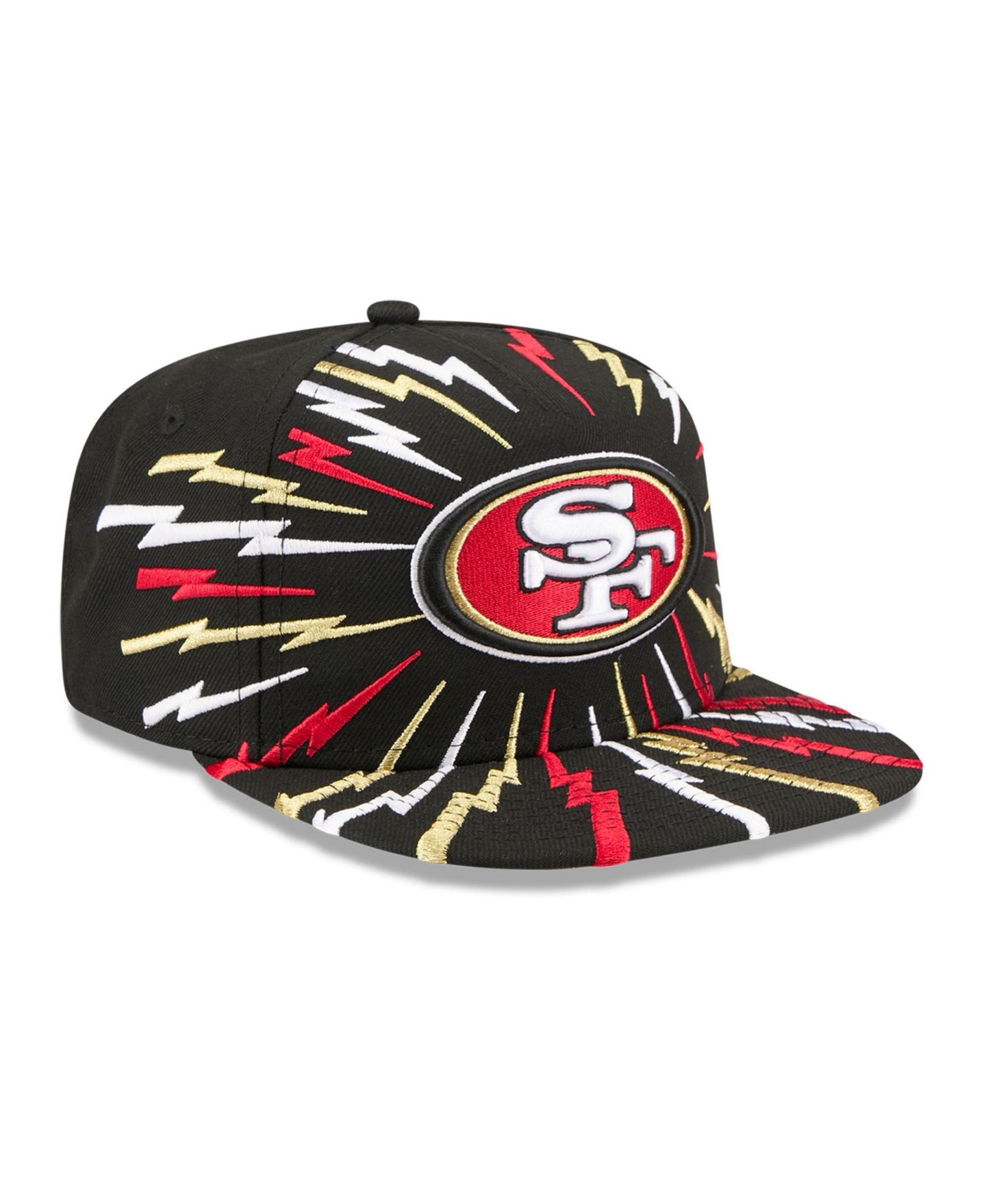 Детская кепка New Era Big Boys and Girls San Francisco 49ers Bolt Snapback A-Frame — фото 3