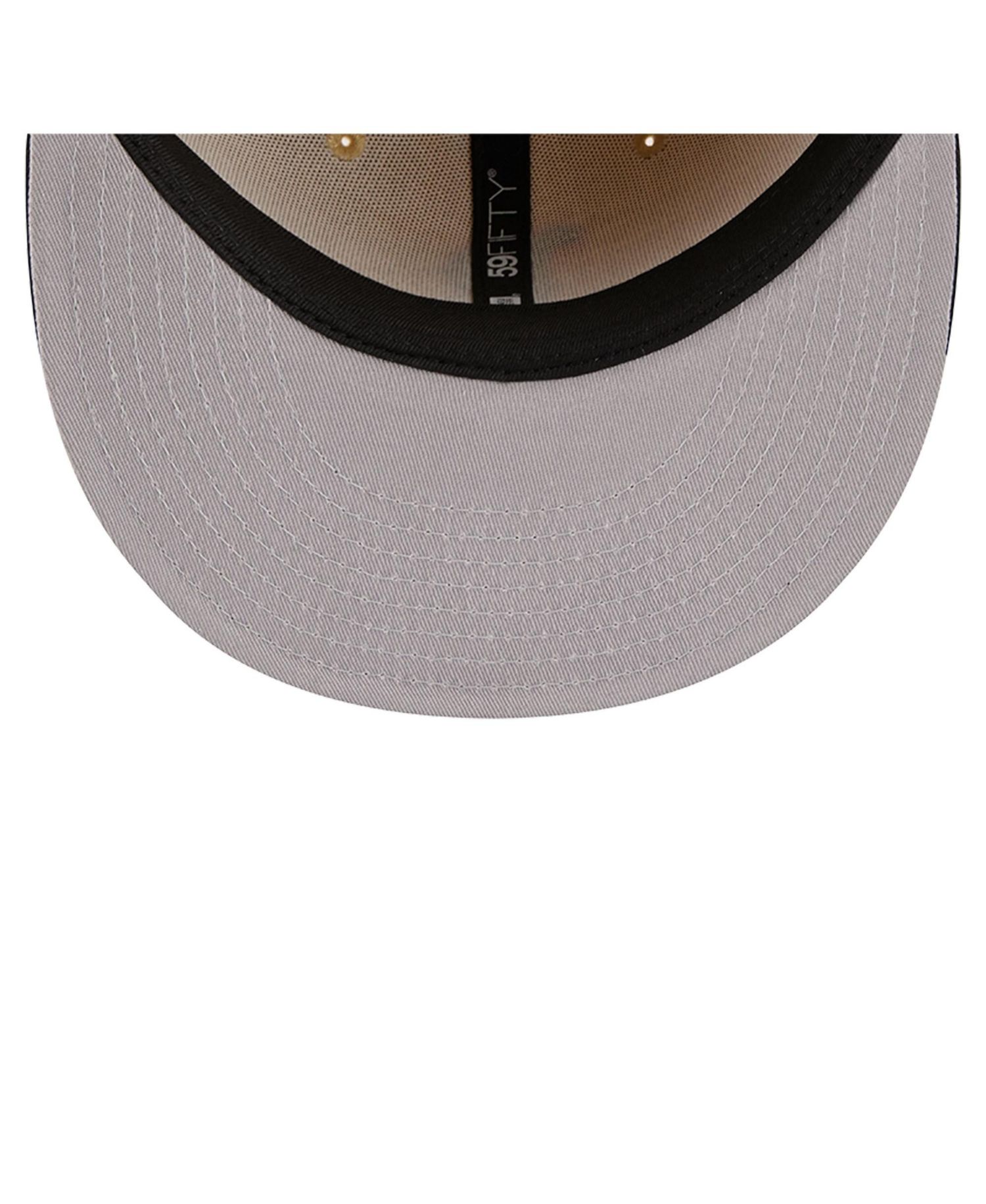 Men's Light Beige Boston Red Sox Two-Tone Embroidered Visor 59FIFTY Fitted Hat