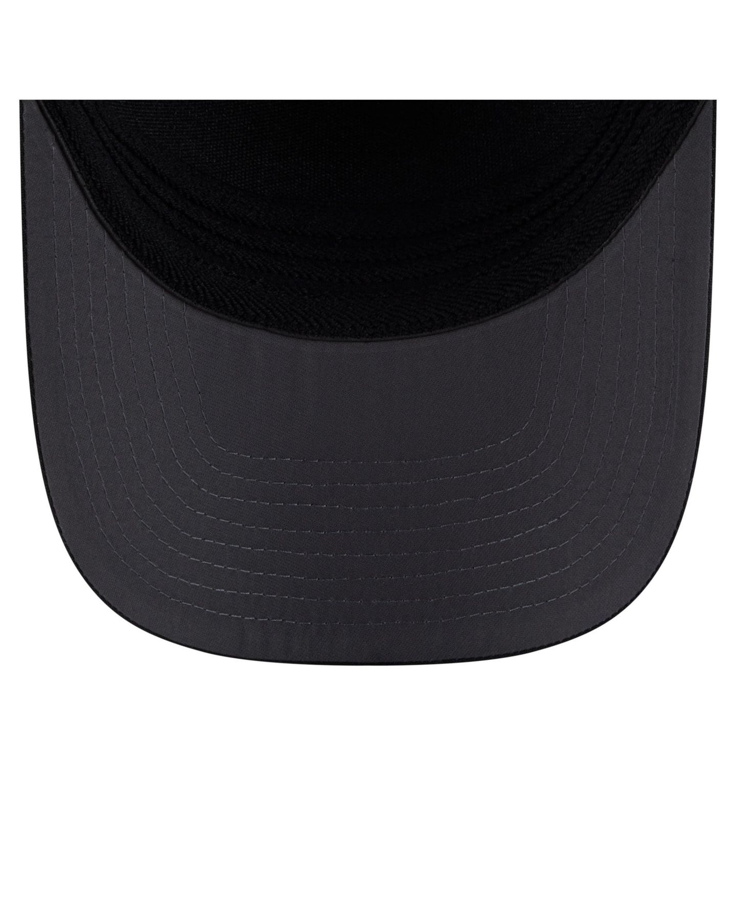 Мужская кепка New Era Black New York Rangers Zero Dark 39THIRTY A-Frame M-Crown Flex Hat — фото 5