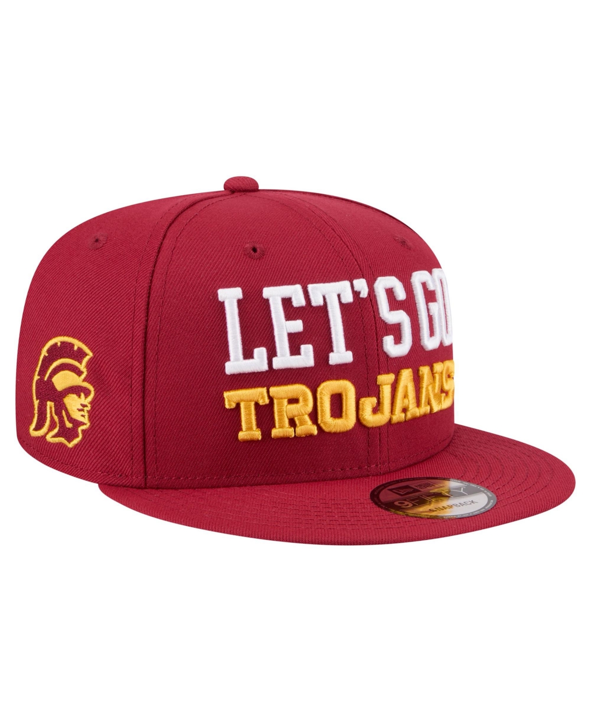 New Era Men's Usc Trojans Snapback Flat Bill Baseball Cap