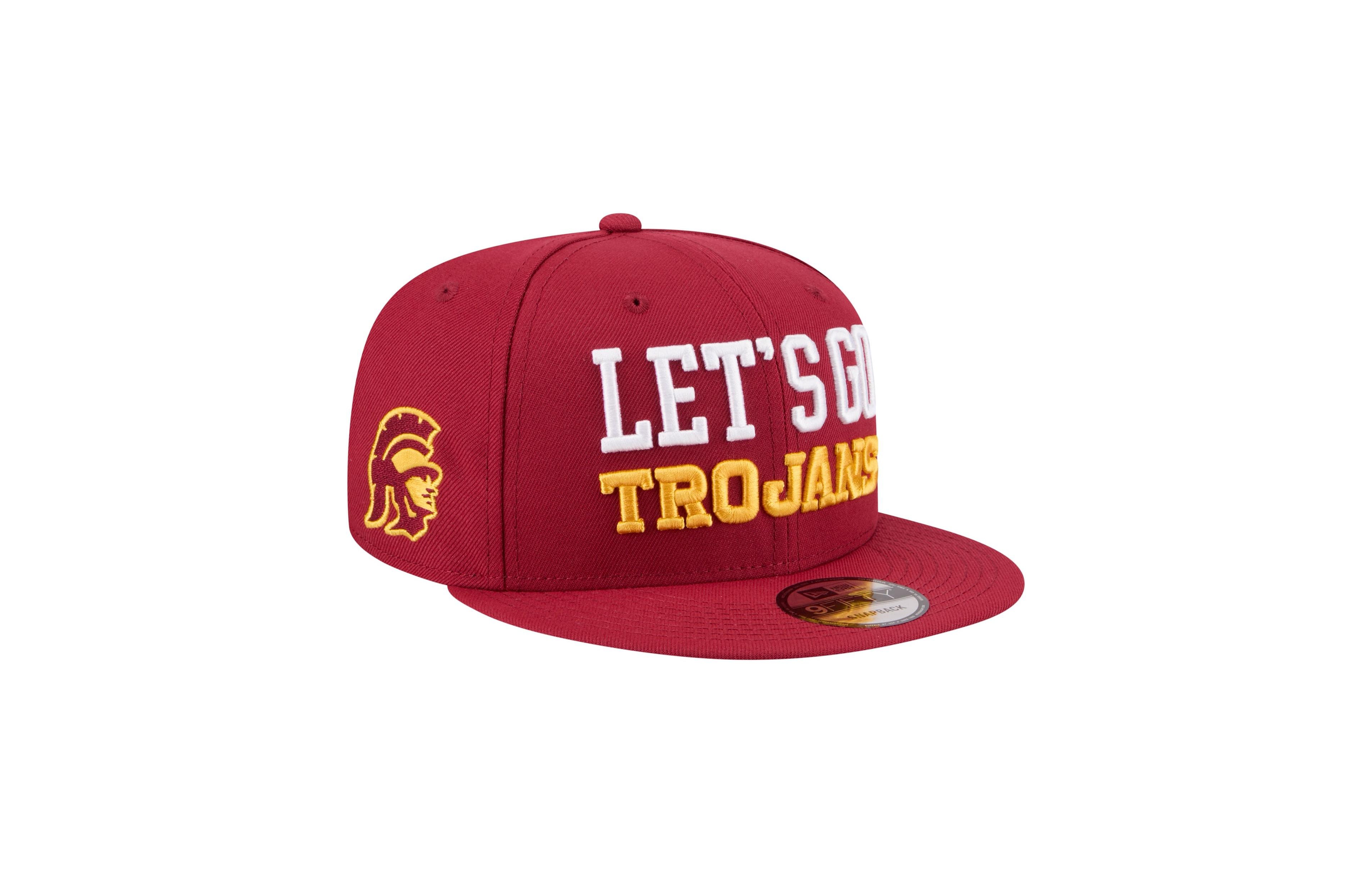 New Era Men's Usc Trojans Snapback Flat Bill Baseball Cap