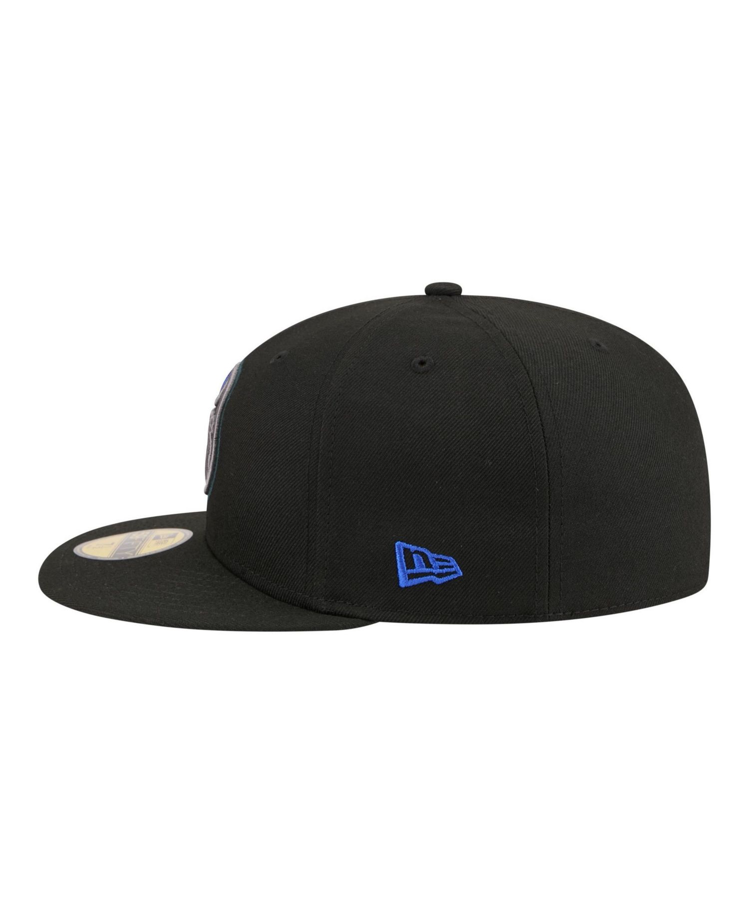 Men's Black Edmonton Oilers Color Pop 59FIFTY Fitted Hat