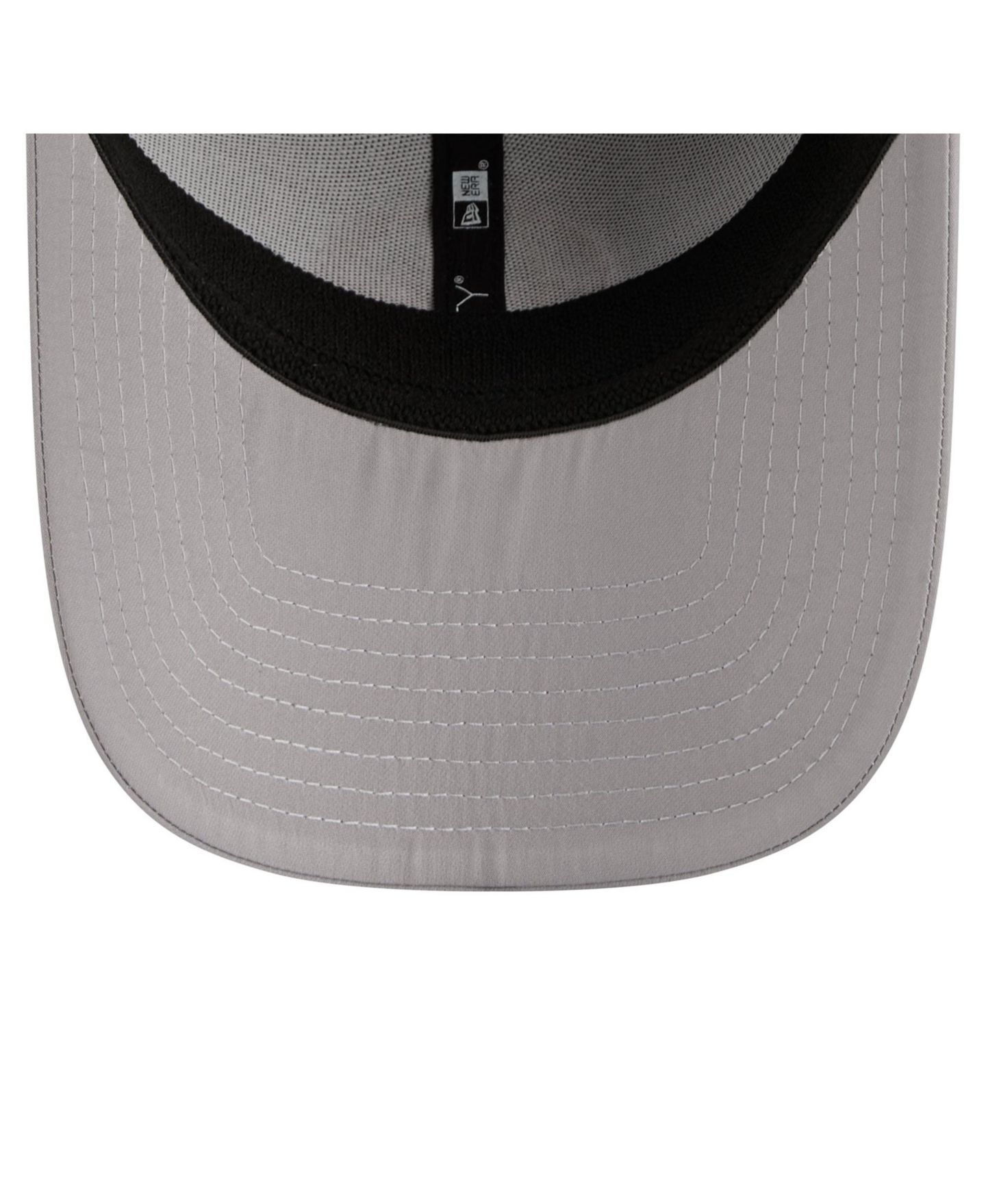Мужская кепка New Era Gray New York Islanders Logo 39THIRTY Flex Hat — фото 5