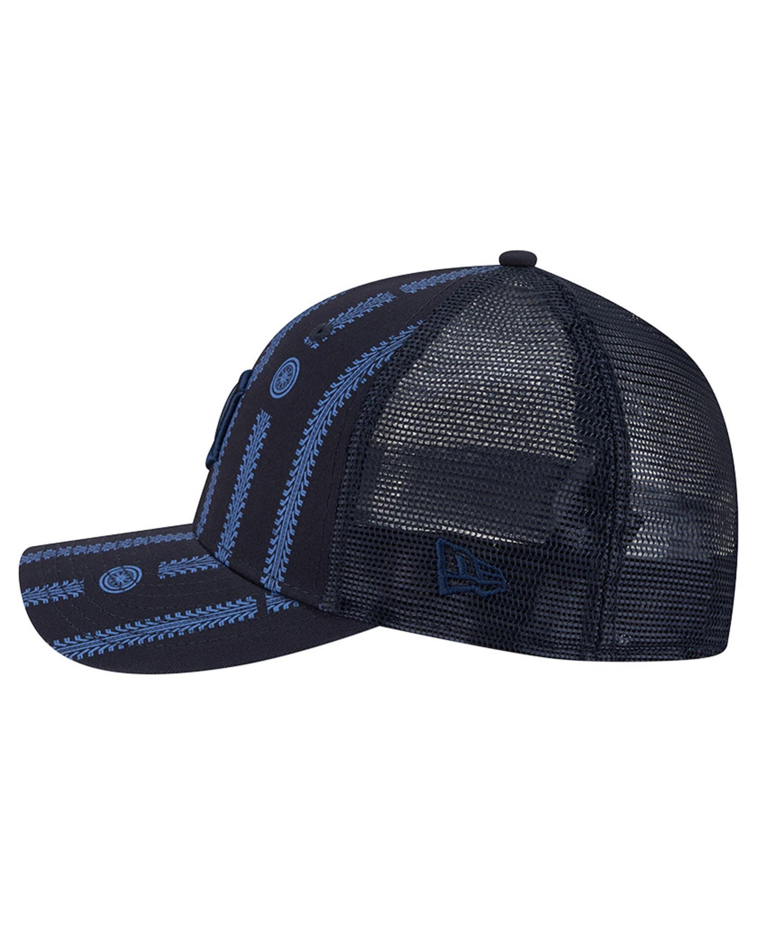 Men's Navy Detroit Tigers Tonal Icon 9FORTY M-Crown Adjustable Trucker Hat