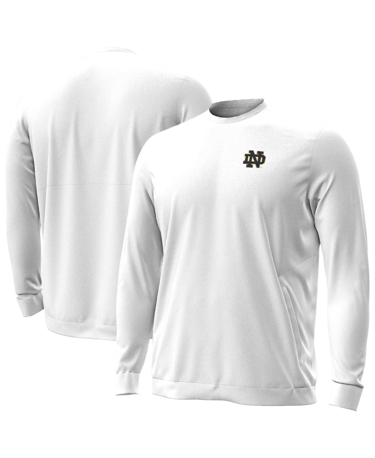 Under Armour Men's Notre Dame Fighting Irish 2026 Sideline Meridian Cold Weather Crewneck Sweatshirt