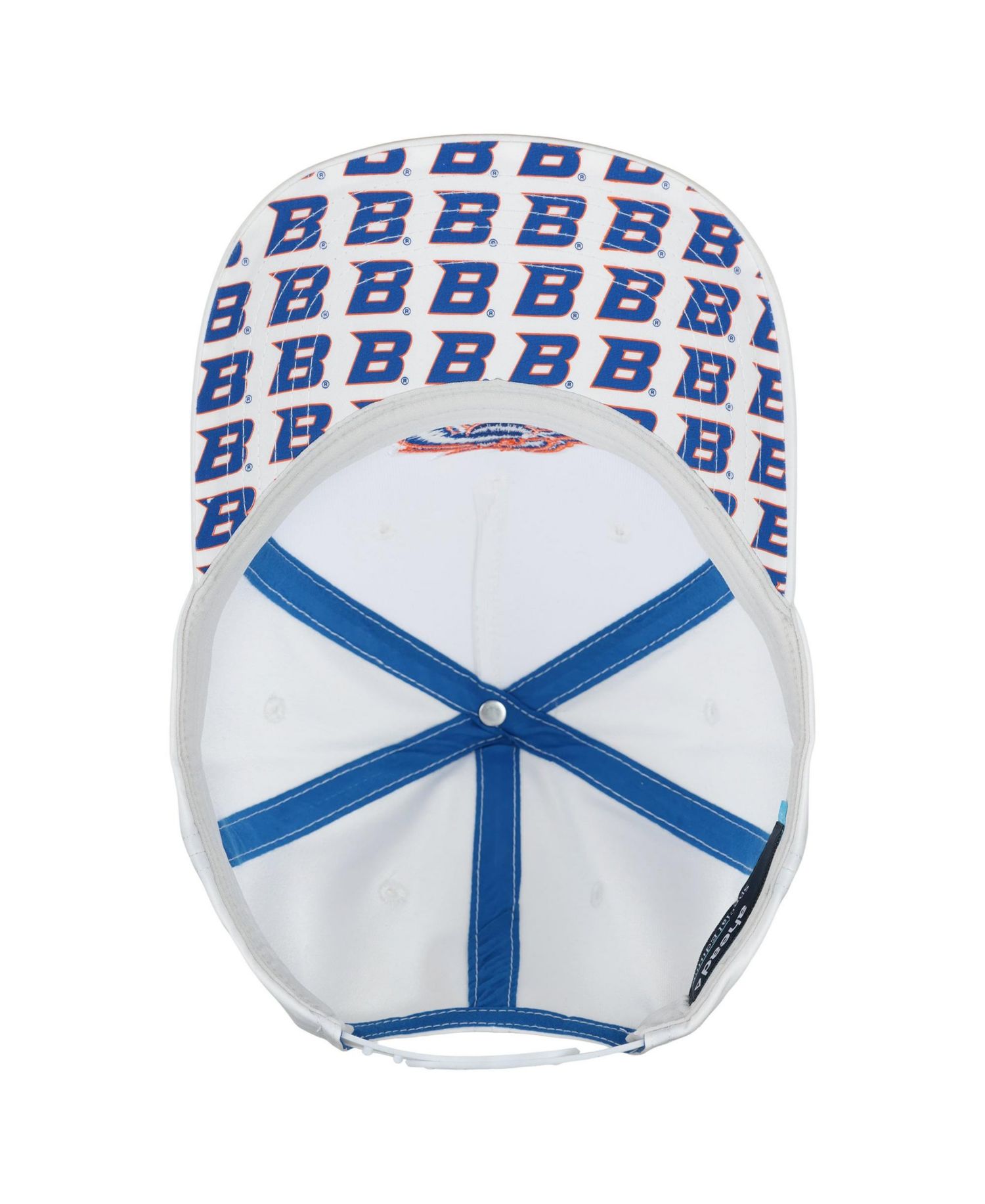 Men's and Women's White Boise State Broncos The Sideline Adjustable Hat