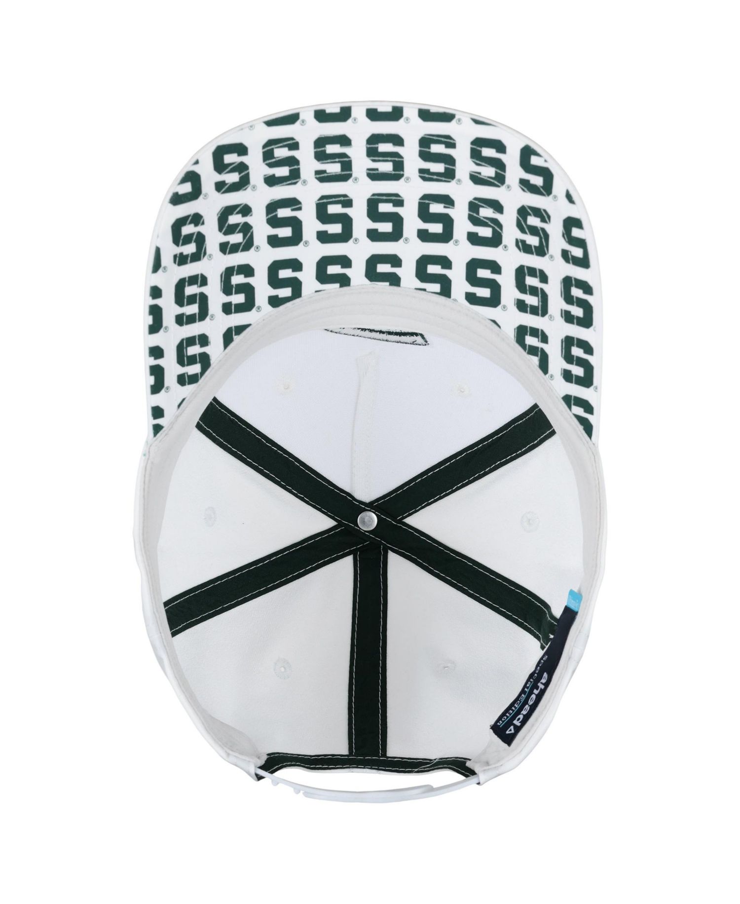 Men's and Women's White Michigan State Spartans The Sideline Adjustable Hat