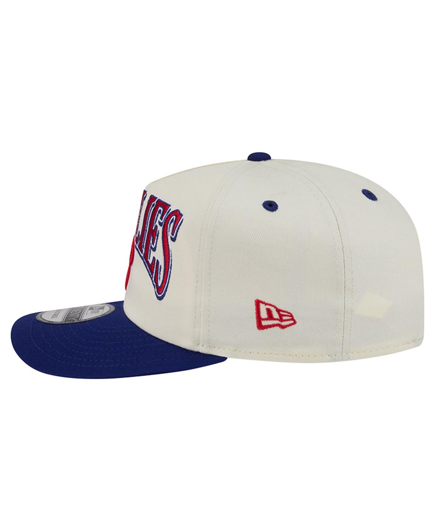 Мужская кепка New Era Cream/Navy Philadelphia Phillies Vintage 19TWENTY Adjustable Hat — фото 7