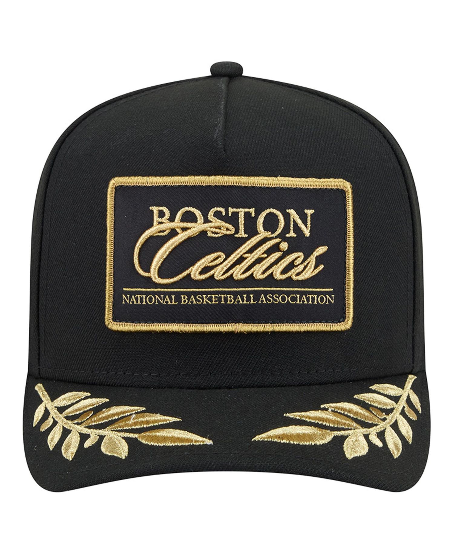 Men's Black Boston Celtics Golden 9FIFTY Snapback Hat