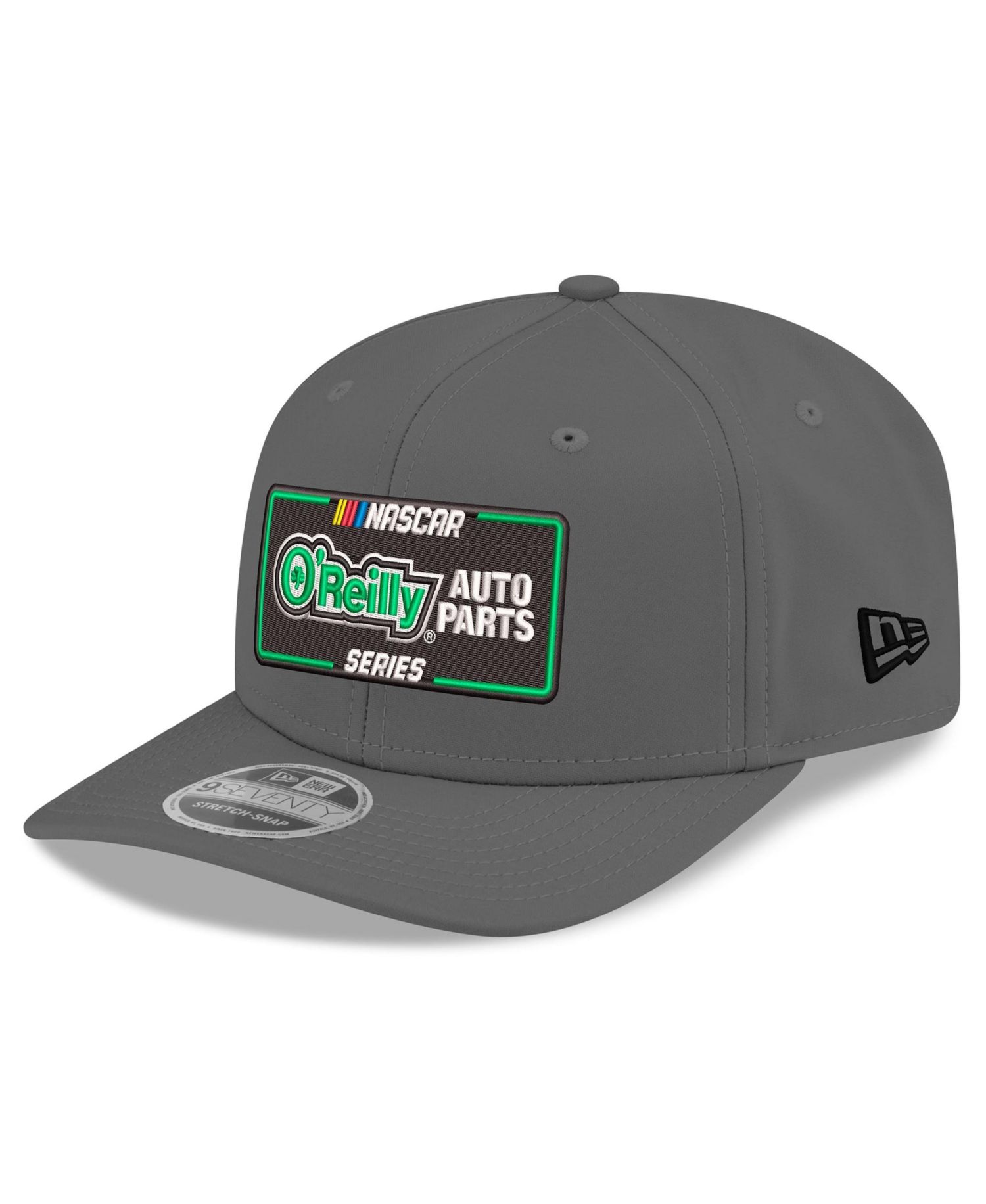 Men's Charcoal NASCAR O'Reilly Auto Parts Series 9SEVENTY Stretch-Snap Hat