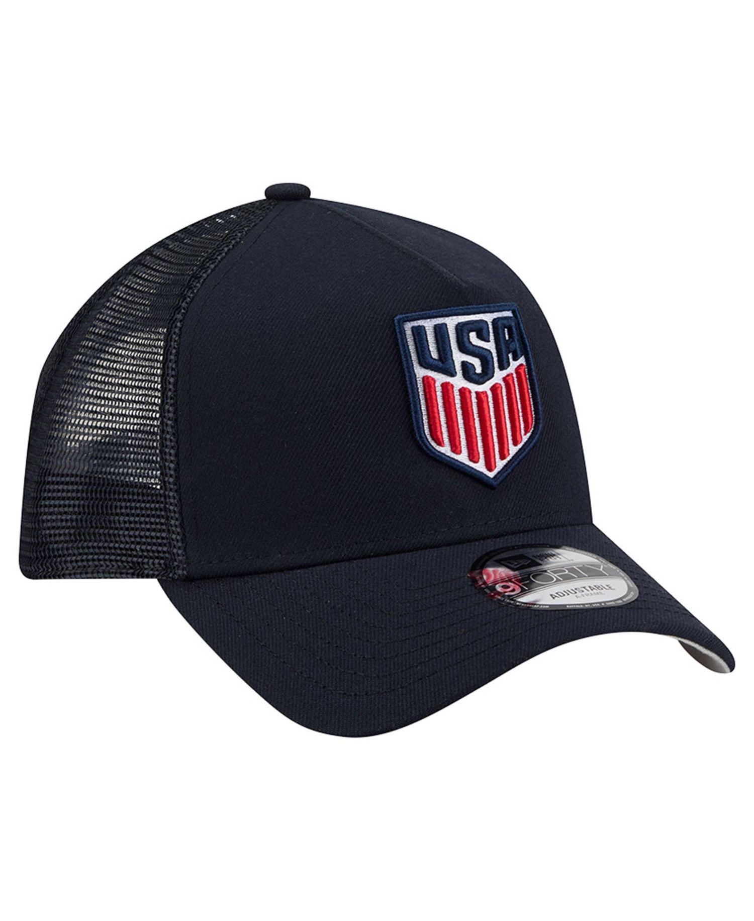 Men's Navy USMNT A-Frame 9FORTY Adjustable Hat