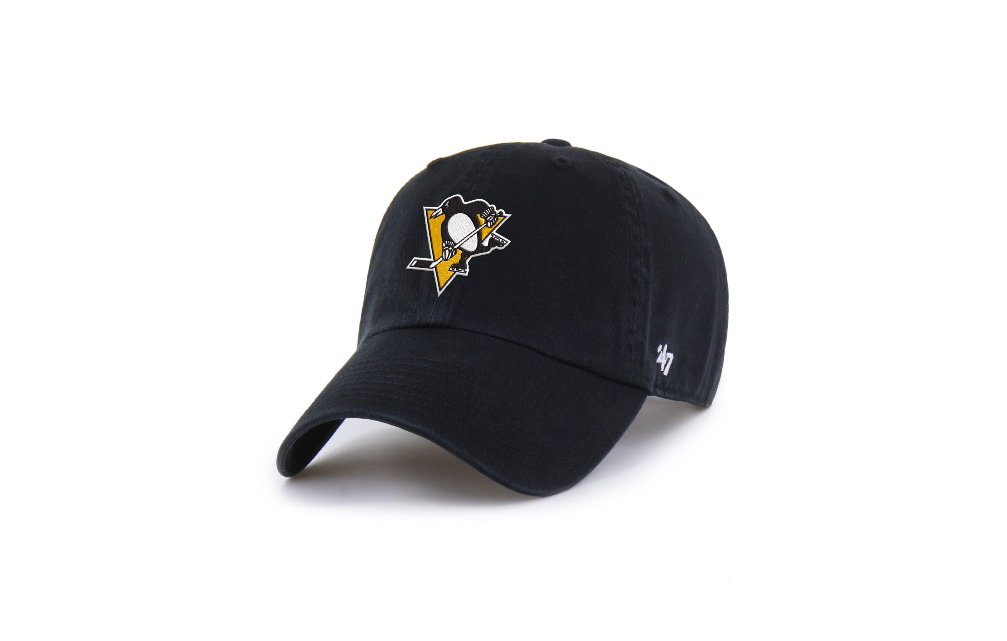 '47 Brand Pittsburgh Penguins Low-Crown Adjustable Clean Up Hat