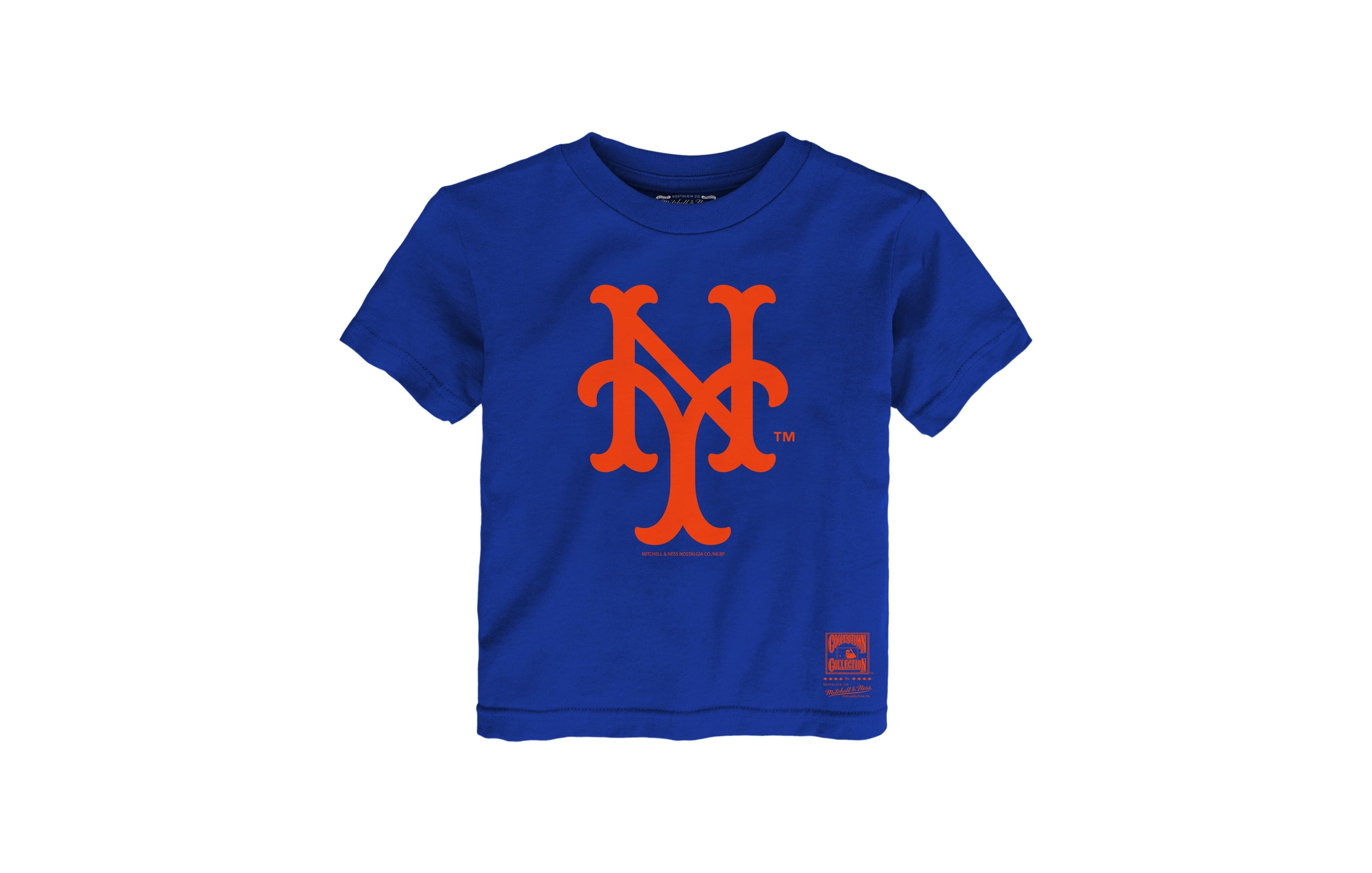 Mitchell & Ness Boys' and Girls' 2T-5T New York Mets Retro Classic-Fit T-Shirt