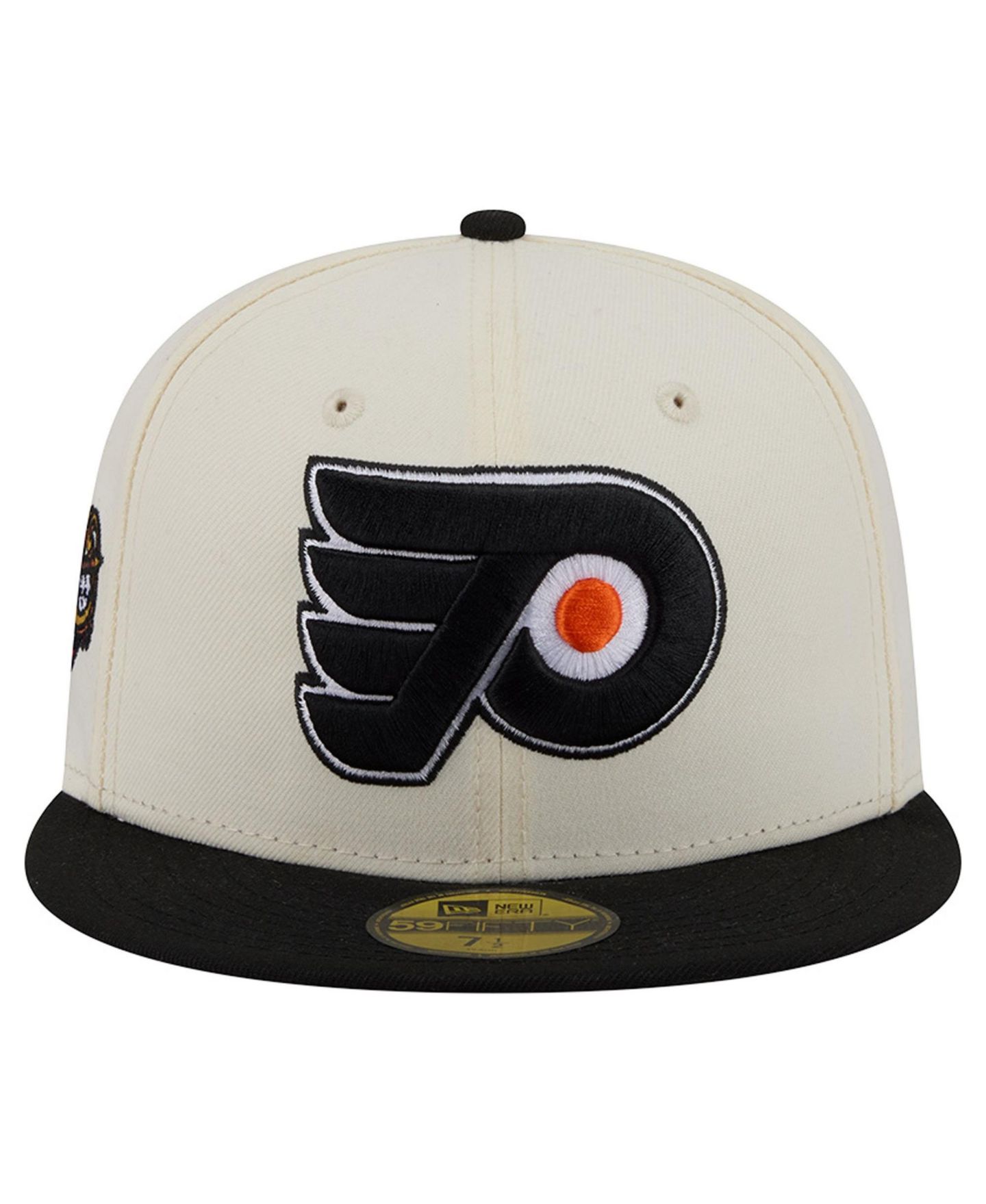Мужская кепка New Era Cream Philadelphia Flyers 250th Anniversary of the United States Two-Tone 59FIFTY Fitted Hat — фото 4