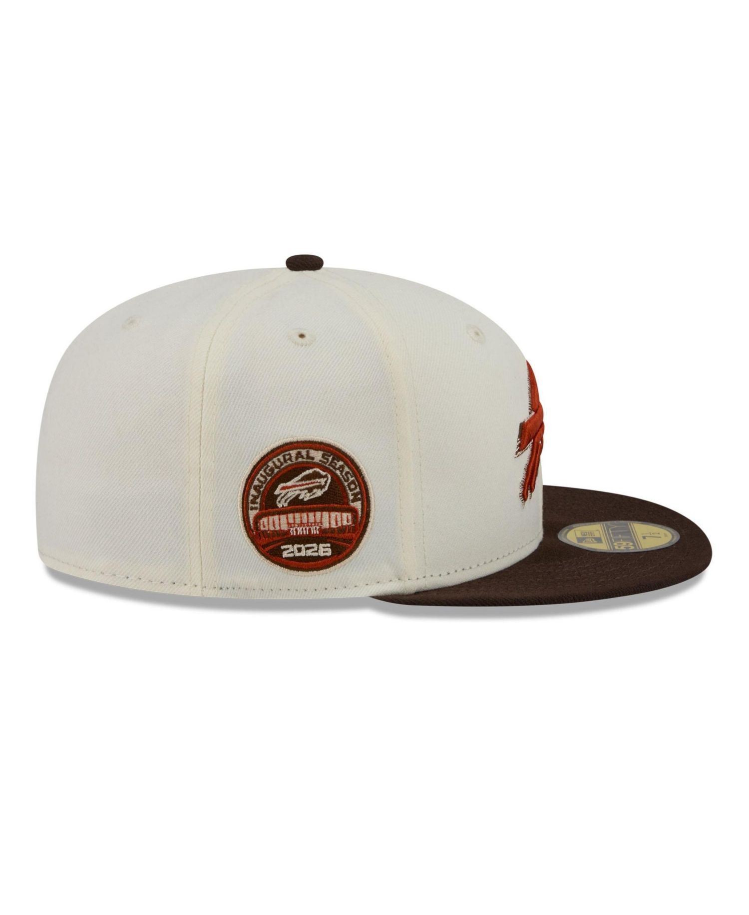 Men's Cream/Brown Buffalo Bills Pumpkin Spice 59FIFTY Fitted Hat