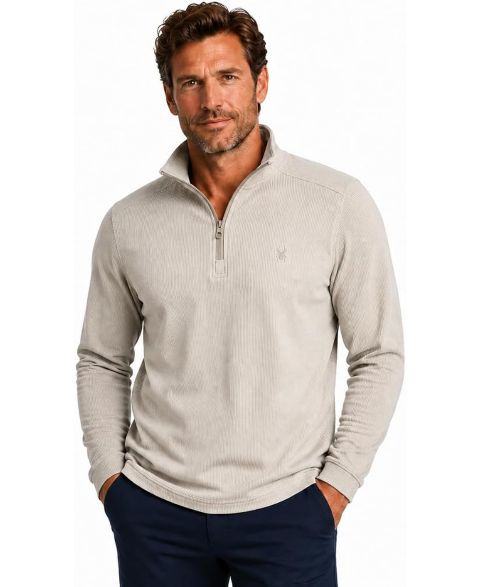 Мужской свитшот Spyder Corduroy Quarter Zip, цвет: Костяной