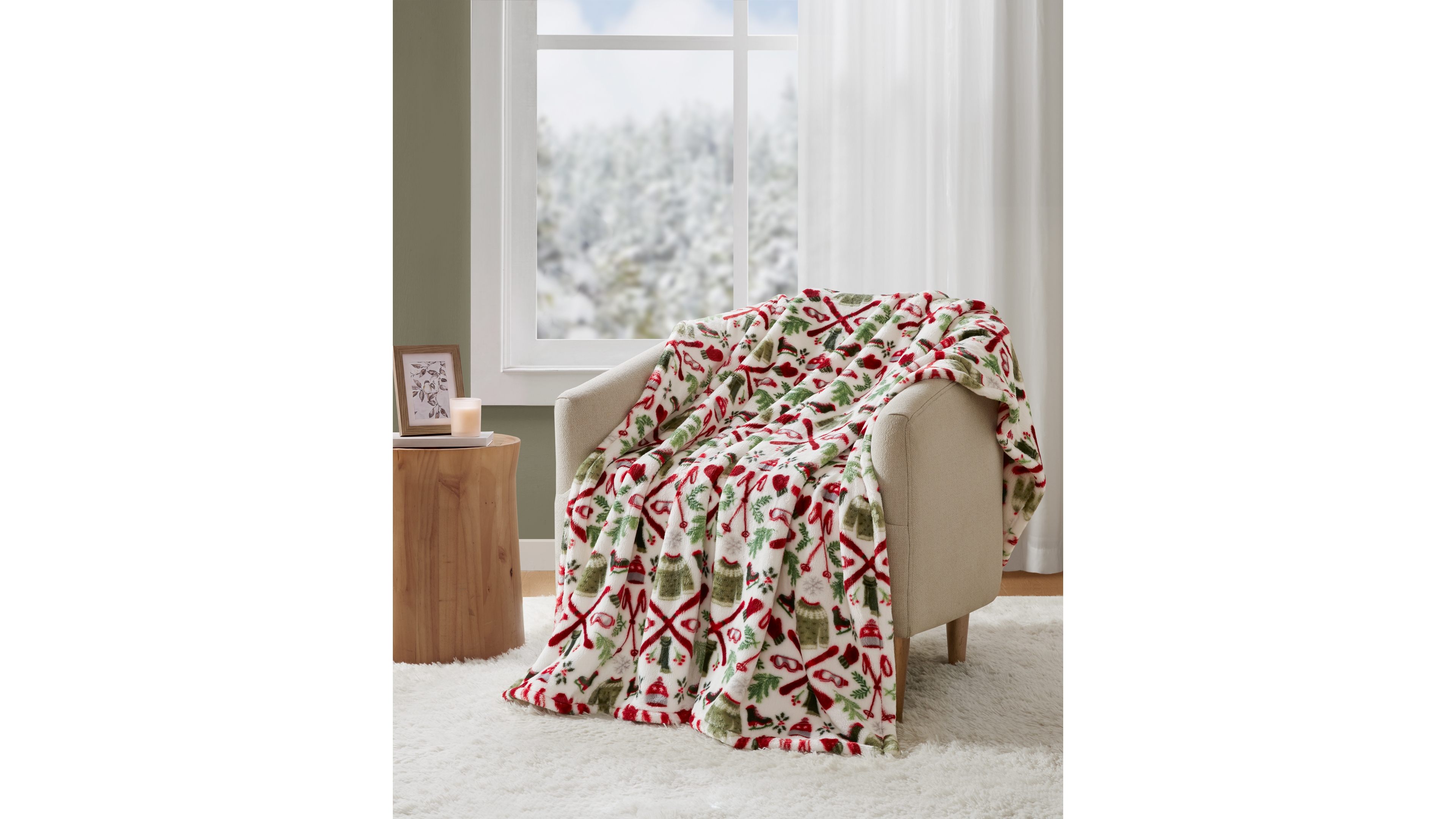 Premier Comfort Cozy Plush Printed Throw Blanket, 50" x 70", Exclusively at Macy's