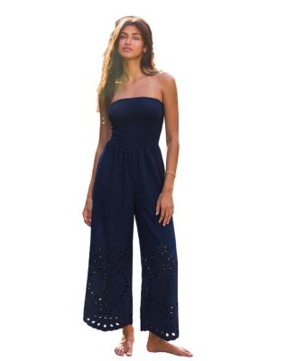Women's V-Neck Zipper Closure Jumpsuit
