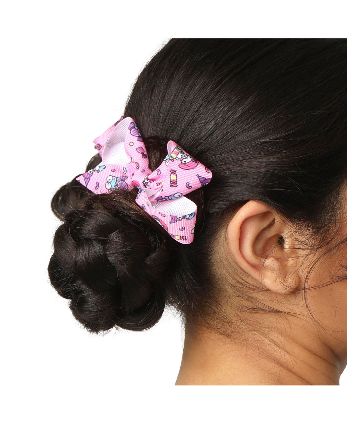 Аксессуары для волос Hello Kitty and Friends Officially Licensed Alligator Clip Hair Bow Clips, 10-Piece Set для девочек, цвет: Фиолетовый — фото 4
