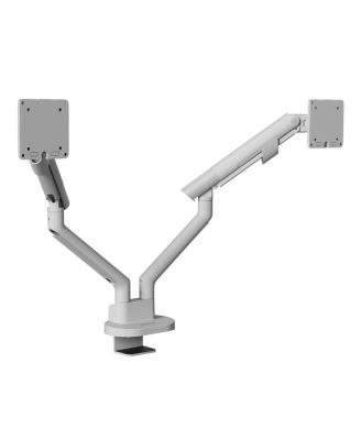 DM2 Adjustable Dual Monitor Desktop Mount, Compatible with Flat, Curved, and Ultrawide Monitors 17" to 35"