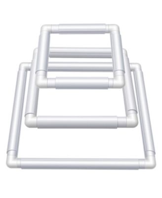 3 Pack Square Embroidery Hoops Versatile Sizes For Diy Craft Sewing