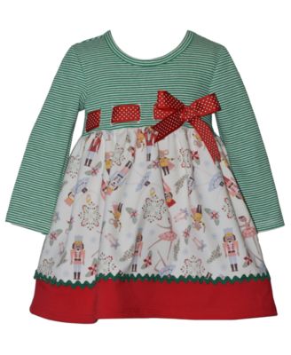 Baby Girls' Nutcracker Long-Sleeve Holiday Dress