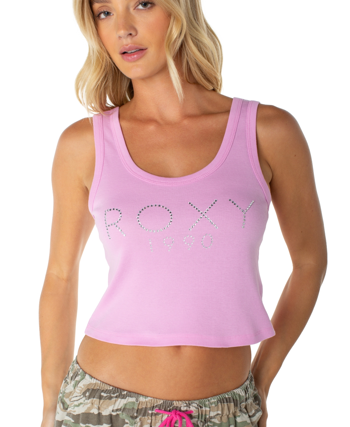 Roxy Women's Shine Bright Scoop Neck Retro-Inspired Baby T-Shirt
