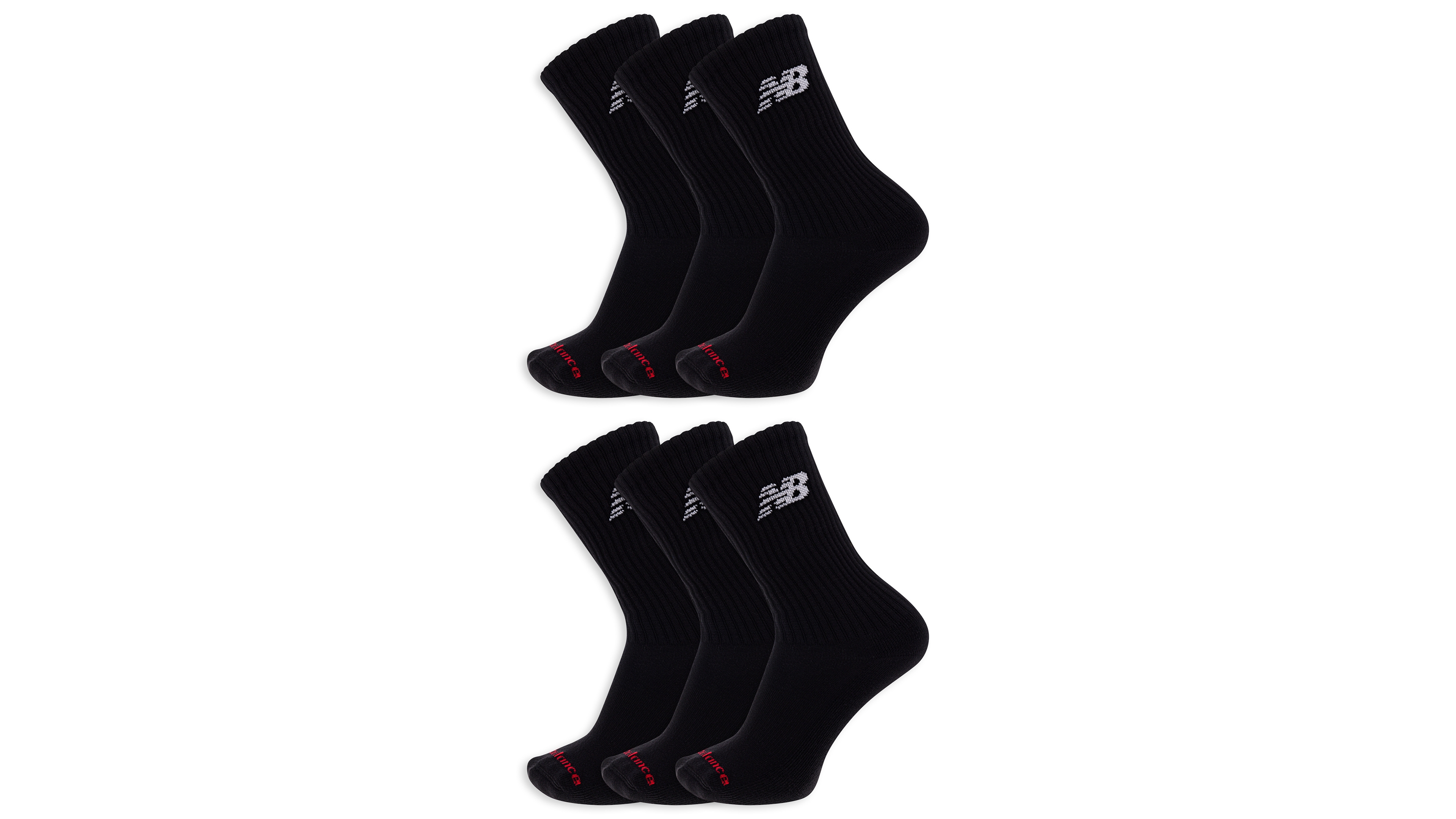 New Balance Men's Crew Socks, 6-Pack