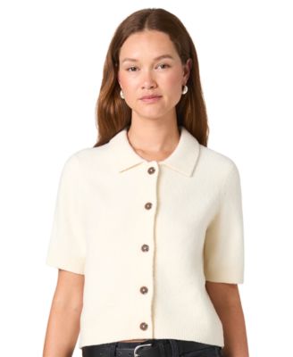 Women's Suzie Short-Sleeve Collared Button-Up Top