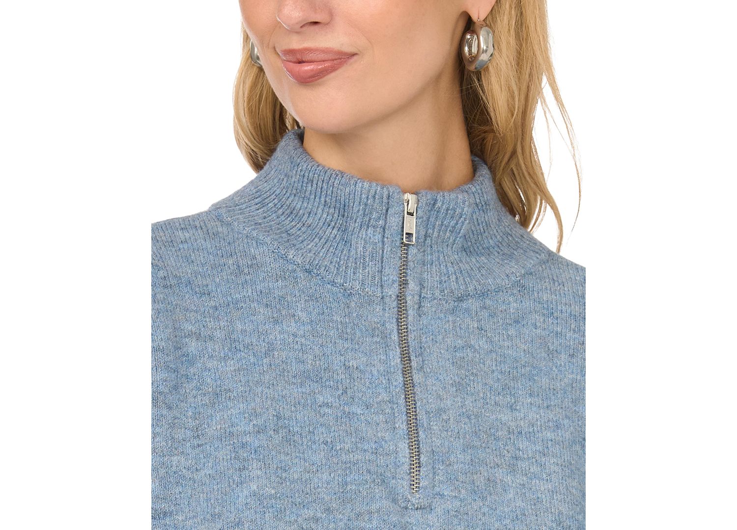Women's Quarter-Zip Mock-Neck Sweater