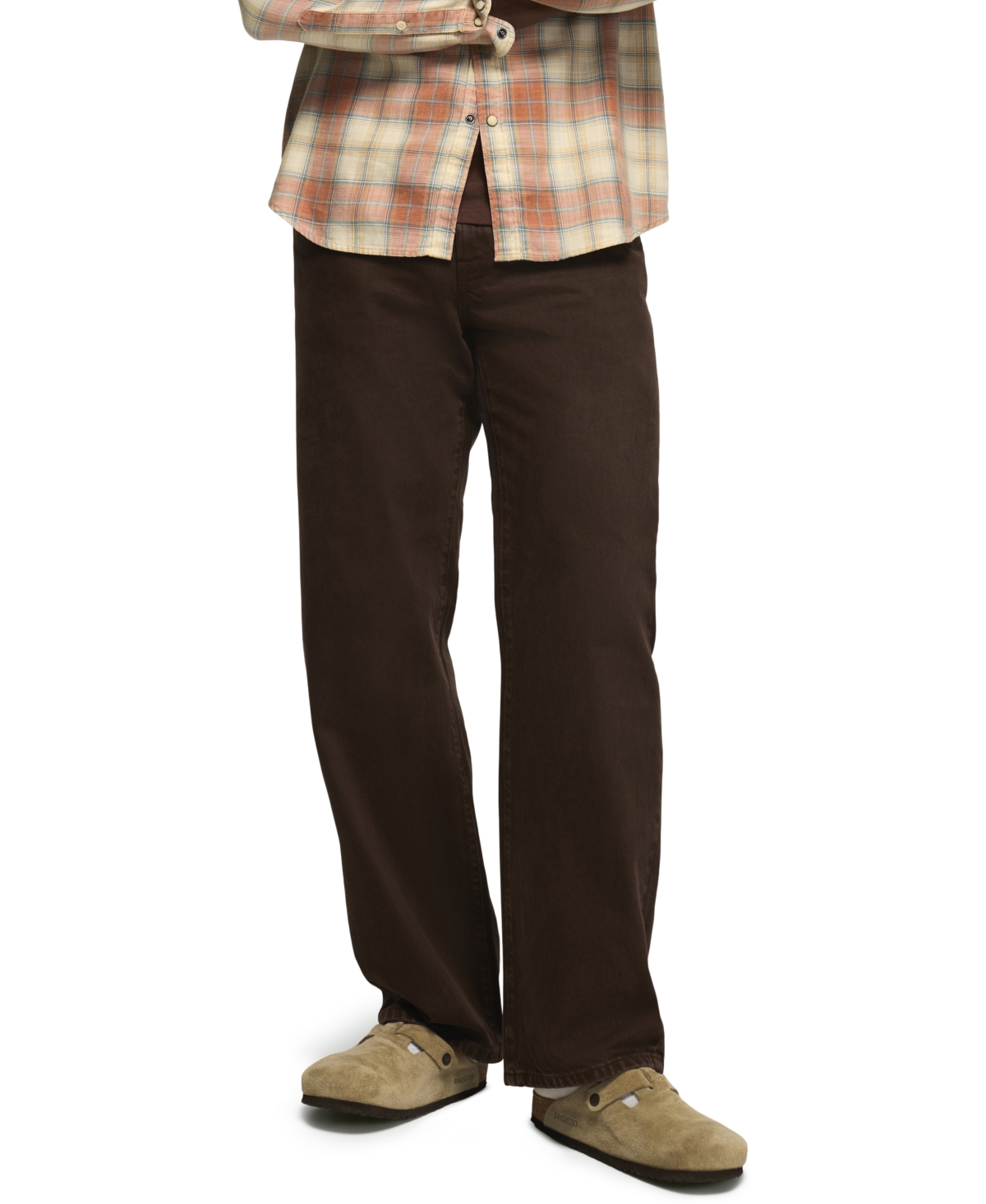 Lucky Brand Men's 181 Relaxed-Fit Straight Mid-Rise Jeans - Saddle