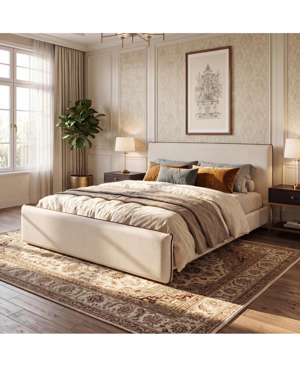 Streamdale Furniture California King Upholstered Platform Bed