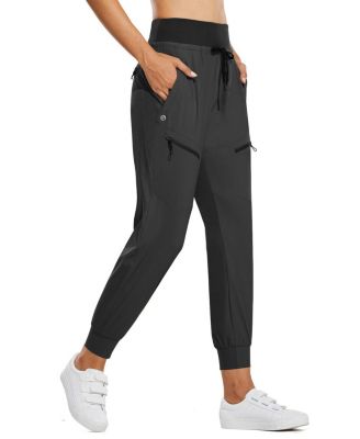 Women's Lightweight Hiking Pants 4 Way Stretch Quick Dry Zippered Pockets