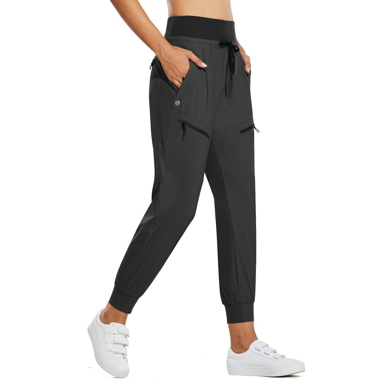 Women's Lightweight Hiking Pants 4 Way Stretch Quick Dry Zippered Pockets