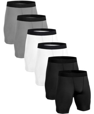 Men Compression Shorts Moisture Wicking Athletic Workout Running Spandex