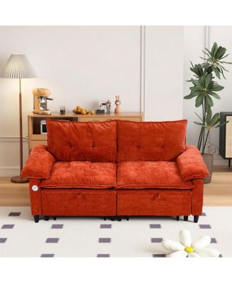 73" Pull-Out Sofa Bed Sleeper Couch