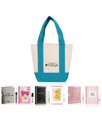 Free Created for Macy's Mini Tote with Fragrance Samples with $175 fragrance purchase